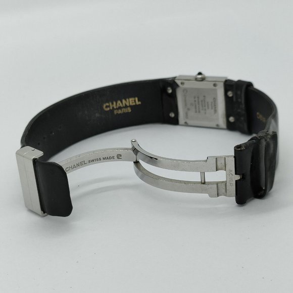CHANEL Black Silver Matrasse 18mm Women's Watch - Picture 8 of 16